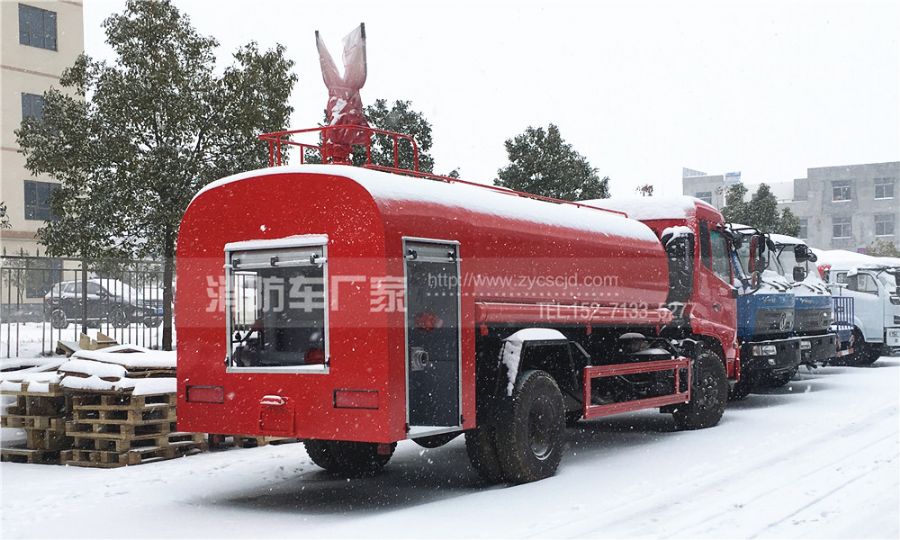 東風(fēng)天錦10噸簡易消防車 東風(fēng)天錦10噸簡易消防車